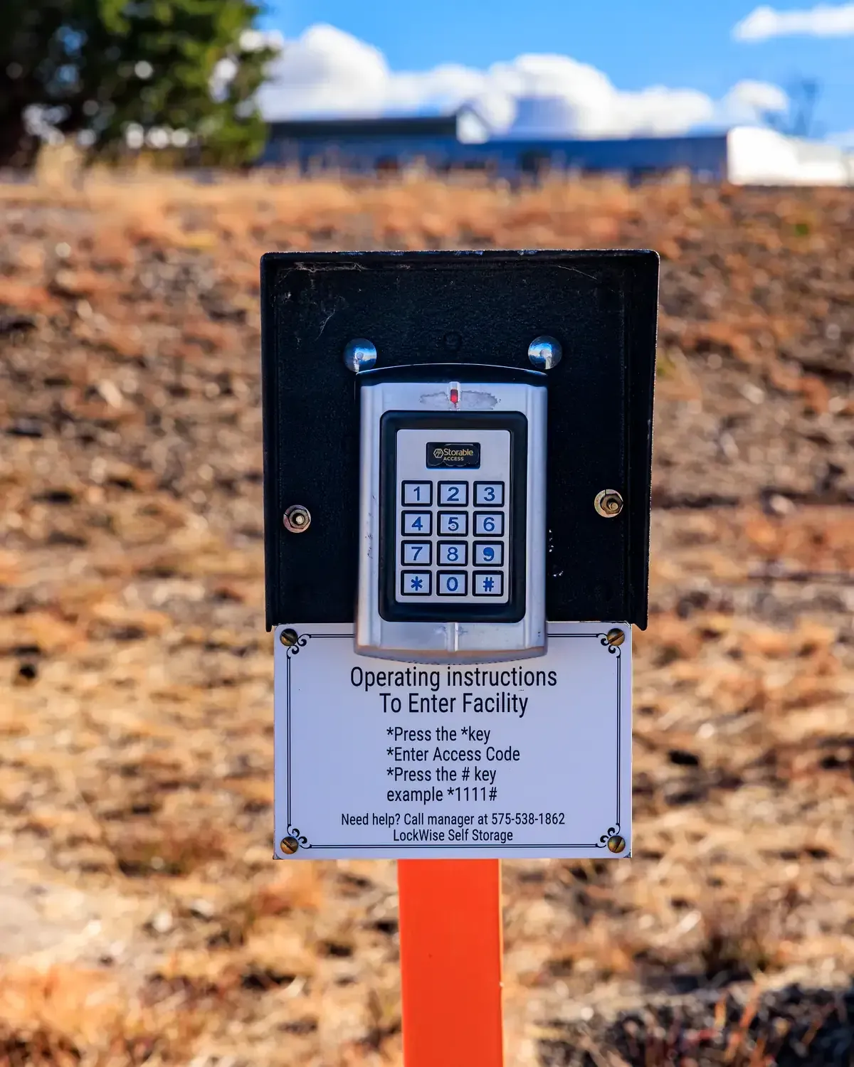 Ridge Road Lock Wise Gate Code Access
